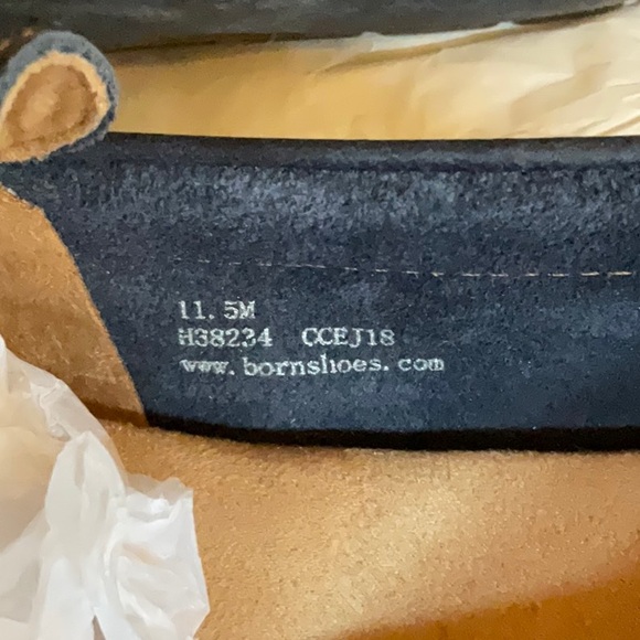 Men\'s Blue Born Leather Loafers.  Size 11.5, as new, mint condition. main image 5